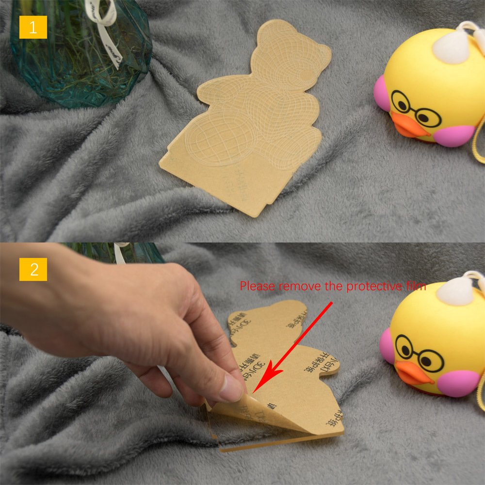 Colorful Touch Remote Control LED Visual Light - Image 2