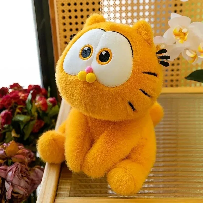 25CM Garfield Stuffed Plush Doll Kawaii Plushie Toy Cartoon Anime Cat Plush Decoration Gift - Image 4