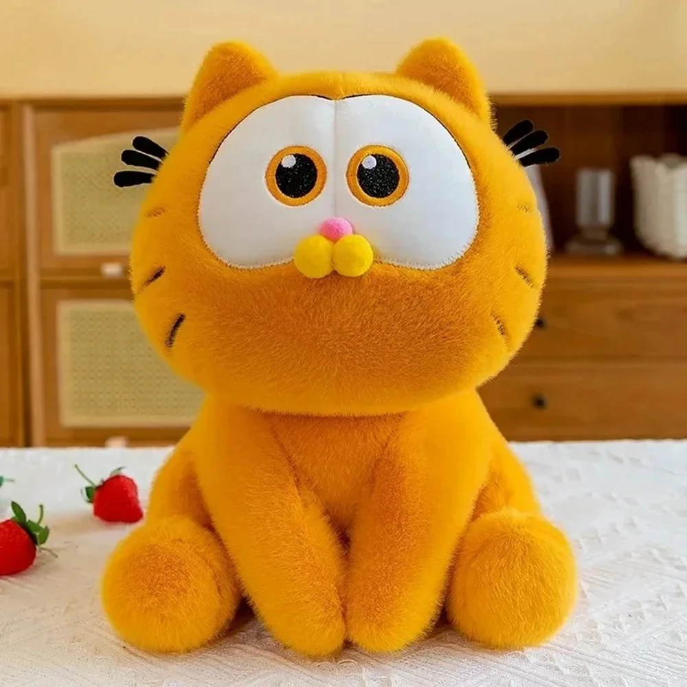 25CM Garfield Stuffed Plush Doll Kawaii Plushie Toy Cartoon Anime Cat Plush Decoration Gift - Image 2
