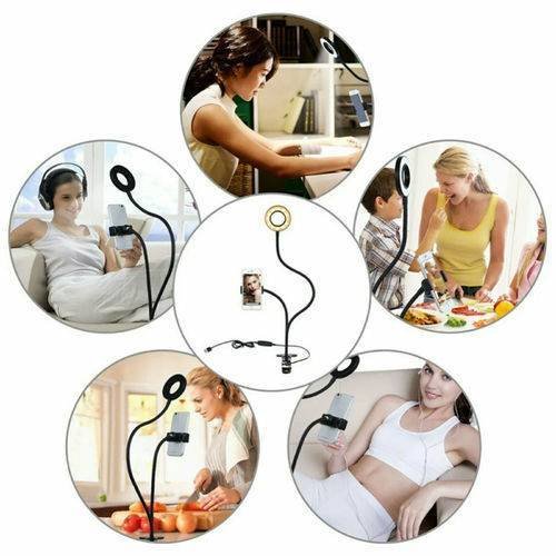 Ring Light Dimmable Lighting Phone Selfie Tripod Stand Makeup Live Lamp - Image 6