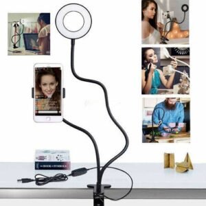 Ring Light Dimmable Lighting Phone Selfie Tripod Stand Makeup Live Lamp