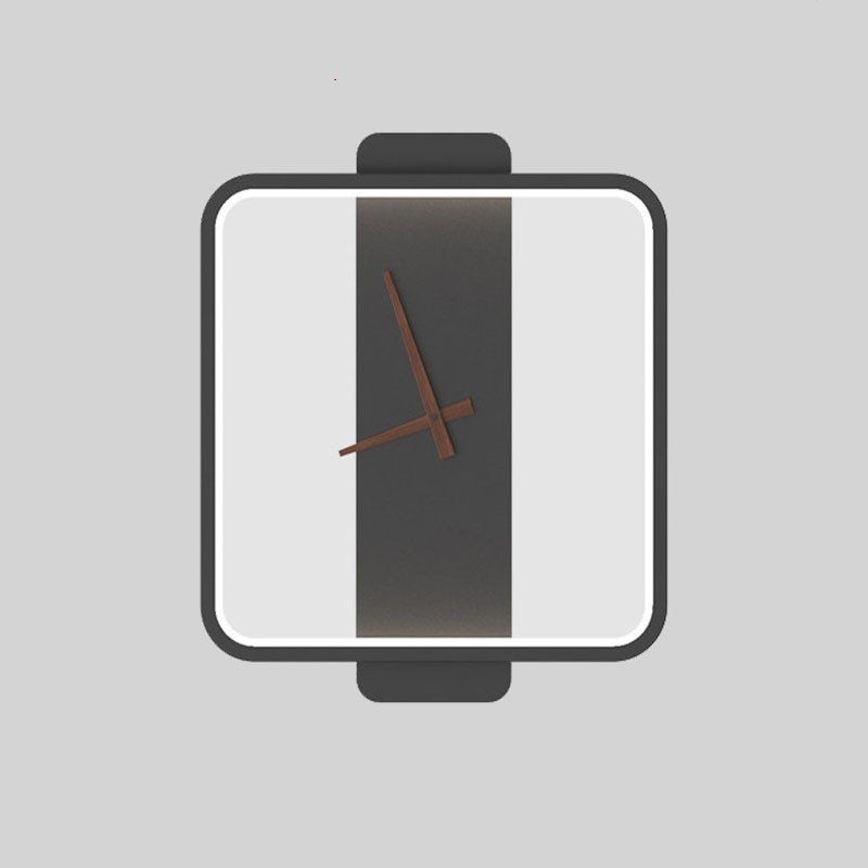 Nordic Wall Lamp Bedroom Bedside Lamp Clock Modeling Lamp - Image 3