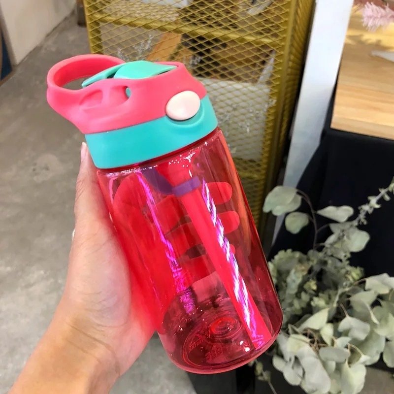 Children's water cup, baby straw cup, leak-proof cup - Image 4
