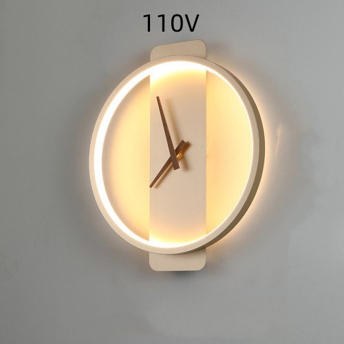 Nordic Wall Lamp Bedroom Bedside Lamp Clock Modeling Lamp - Image 10
